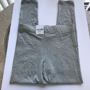 Forever 21 Light Heather Grey Leggings Size Large NWT